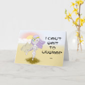 Sweet Mummy (vrouw) met hart en botervliegen Kaart (Gele Bloem)