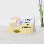 Sweet Mummy (vrouw) met hart en botervliegen Kaart (Voorkant)