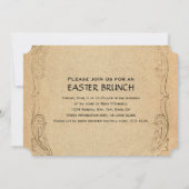 Sweet Musical Bunnies Easter Brunch Kaart (Achterkant)