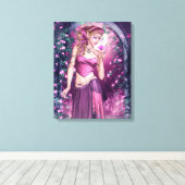 Sweet Musings van Love's Wrapped Canvas Print (Insitu (Houten vloer))