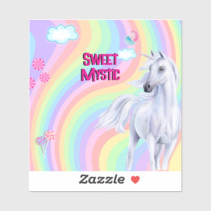 Sweet Mystic De Eenhoorn op een sticker