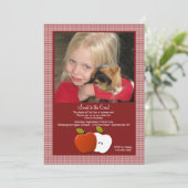 Sweet naar de kernfotouitnodiging kaart (Staand voorkant)