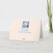 Sweet Nanny Goat Birthday Kaart (Achterkant)