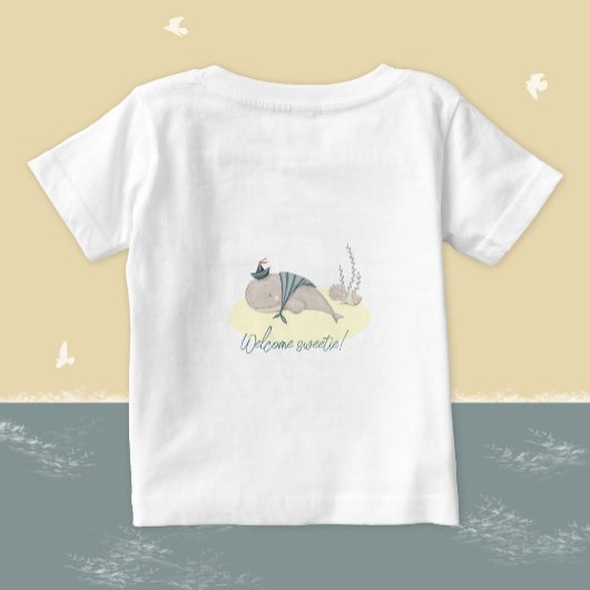 Sweet Nautical Whale Octopus Baby shower