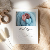 Sweet Neutral Flat Baby Geboorteaankondiging Kaart