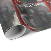 Sweet Newfoundland Dog Face Cadeaupapier (Rol Hoek)