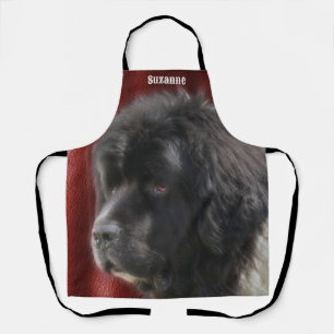 Sweet Newfoundland Hondengezicht gepersonaliseerd Schort
