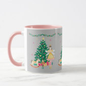 Sweet Notenkraker Ballerina Waterverf Kerst Mok (Links)