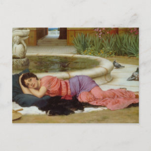 Sweet Nothing (Dolce Far Niente) John Godward Briefkaart