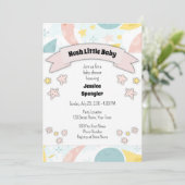 Sweet Nursery Rhyme Baby shower Invitation Kaart (Staand voorkant)