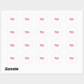 Sweet Nurses Club Ronde Sticker (Vel)