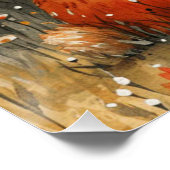 Sweet Nuzzle Ballet: Een beetje van Whimsy Bunny Perfect Poster (Hoek)