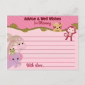 Sweet Oerwoud Babies Advice voor mama Kaarten PINK (Voorkant)