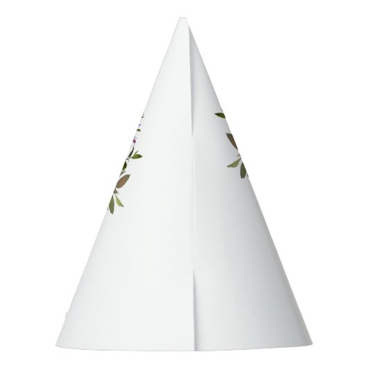 Sweet Oerwoud Safari Animal 1st Birthday Party Feesthoedjes (Achterkant)