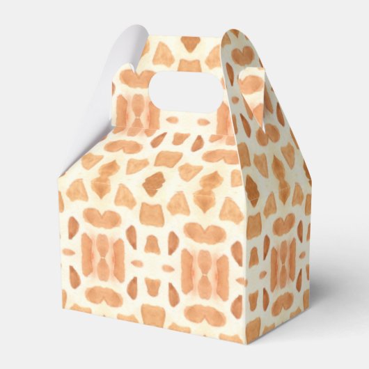 Sweet Oerwoud Safari Animal Wild Eén Baby shower Bedankdoosjes (Achterkant)