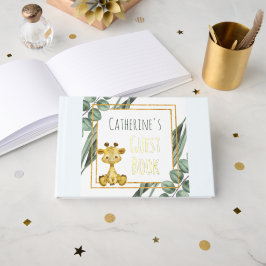 Sweet Oerwoud Safari Giraffe Botanisch Baby shower Gastenboek