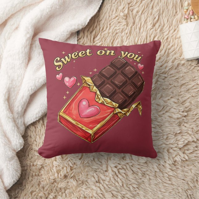 Sweet on You Chocolate Valentine design Kussen (Deken)