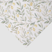 Sweet On You Lemons Wedding Tissuepapier (Detail)