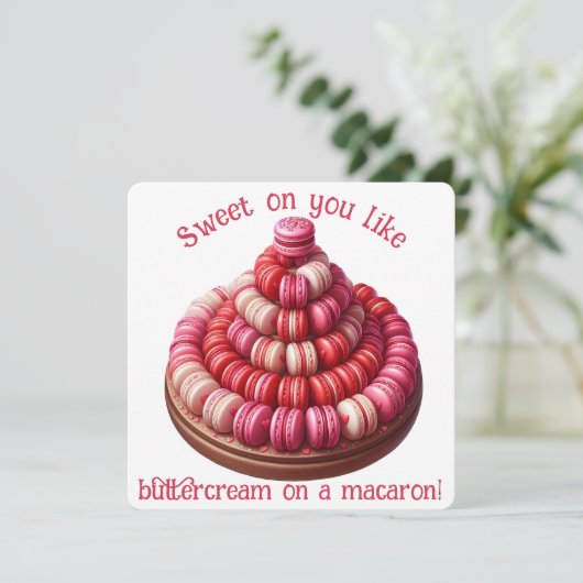 Sweet On You - Valentijnsdag Kaart (Staand voorkant)