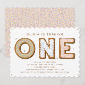 Sweet ONE 1e verjaardag Kaart (Voorkant / Achterkant)