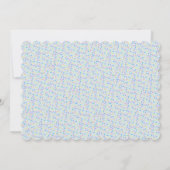 Sweet ONE 1e verjaardag Kaart (Achterkant)