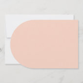 Sweet ONE 1e verjaardag meisje arch Uitnodiging (Achterkant)