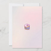 Sweet One 1e verjaardag uitnodiging (Achterkant)