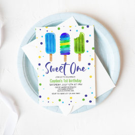 Sweet One 1e verjaardag uitnodiging