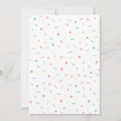 Sweet One 1e verjaardag uitnodiging (Achterkant)