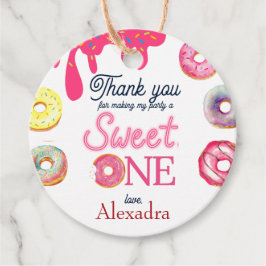 Sweet One 1st Birthday Bedankjes Labels
