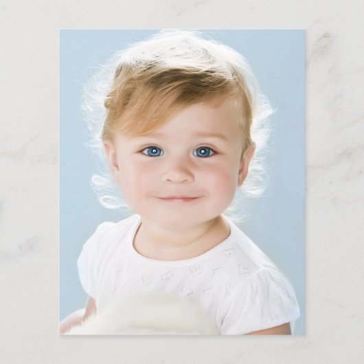 Sweet One Aardbeienijs 1e verjaardag uitnodiging (Achterkant)