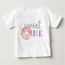 Sweet One Baby Girl Eerste Verjaardag Outfit Donut