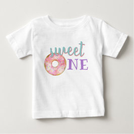 Sweet One Baby Girl Eerste Verjaardag Outfit Donut