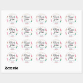 Sweet One Birthday baby shower Ronde Sticker (Vel)