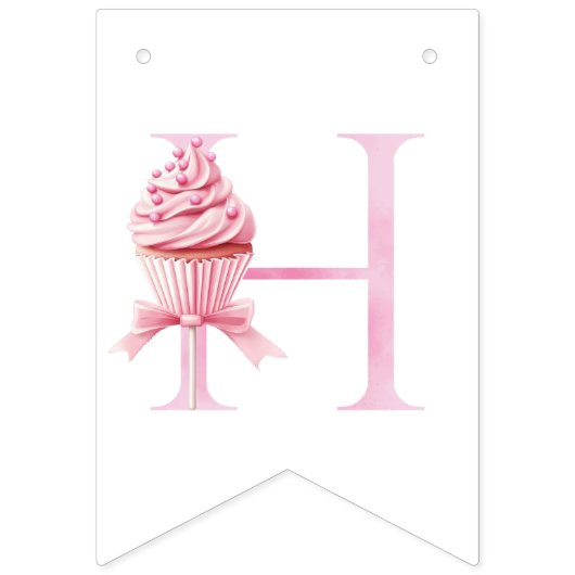 Sweet One Birthday Banner (Tweede vlag)