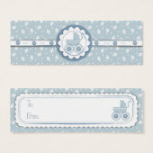 Sweet One Boy Skinny Gift Label Mini Visitekaartjes (Voorkant /achterkant)