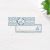 Sweet One Boy Skinny Gift Label Mini Visitekaartjes (Bureau)
