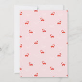 Sweet One Cherry 3e verjaardag uitnodiging (Achterkant)