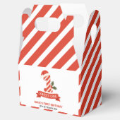 Sweet One Christmas Eerste Verjaardag Bedankdoosjes (Geopend)