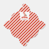 Sweet One Christmas Eerste Verjaardag Bedankdoosjes (Uitgevouwen)