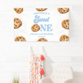 Sweet One Cookies en Melk 1e Verjaardagsfeest Spandoek (Insitu)