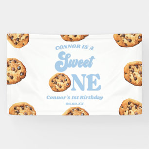 Sweet One Cookies en Melk 1e Verjaardagsfeest Spandoek