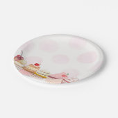 Sweet One Cupcake Birthday Party  Papieren Bordje (Gekanteld)