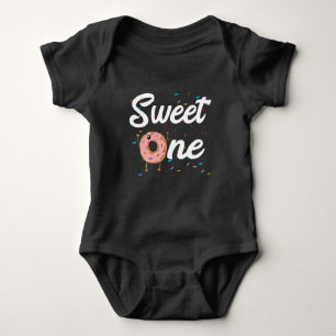 Sweet One Donut 1e verjaardag Girls Romper