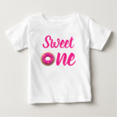 Sweet One Donut 1st Birthday Baby T-shirt (Voorkant)