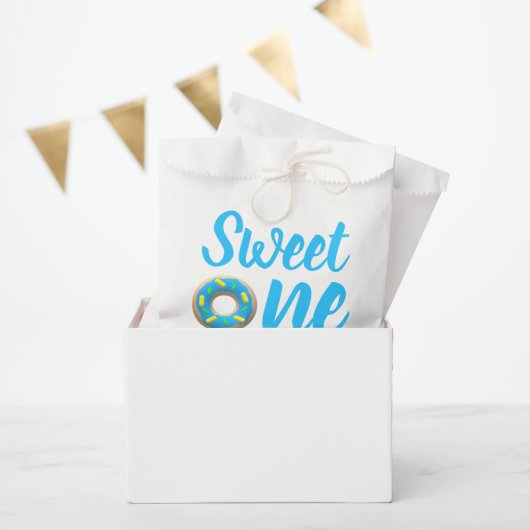 Sweet One Donut 1st Birthday Bedankzakje (Feest)