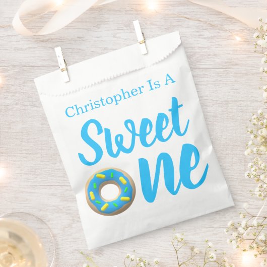 Sweet One Donut 1st Birthday Bedankzakje (Geknipt)