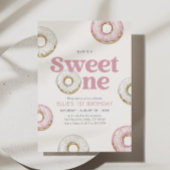 Sweet One Donut 1st Birthday Kaart