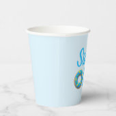 Sweet One Donut 1st Birthday Papieren Bekers (Rechts)