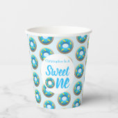 Sweet One Donut 1st Birthday Papieren Bekers (Voorkant)